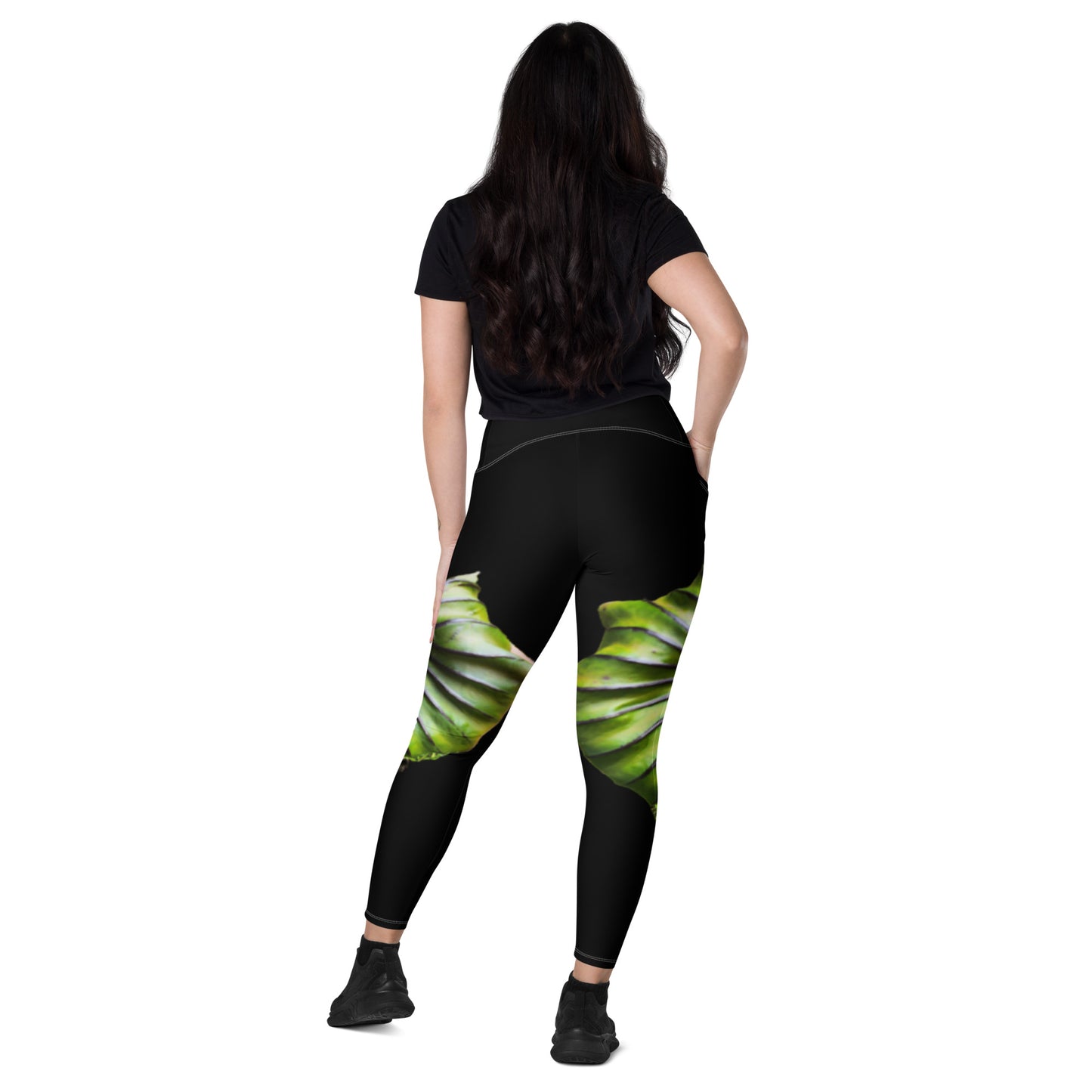 Pharaoh's Mask Crossover leggings with pockets